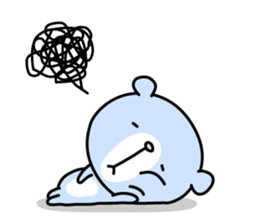 Overly friendly bear sticker #12615310