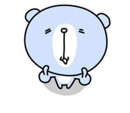 Overly friendly bear sticker #12615321