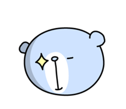 Overly friendly bear sticker #12615333