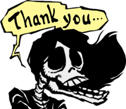 skeleton_girl_3 sticker #12615535