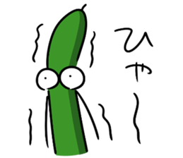 The cucumber which evolved 2 sticker #12616109