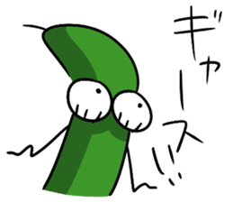 The cucumber which evolved 2 sticker #12616112