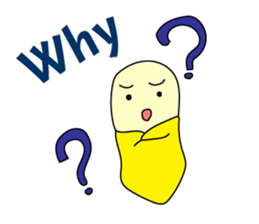 Unique Banana English ver sticker #12616865