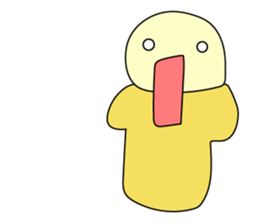 Unique Banana English ver sticker #12616873