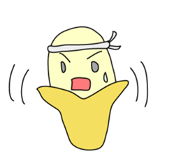 Unique Banana English ver sticker #12616879