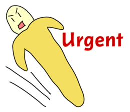 Unique Banana English ver sticker #12616885