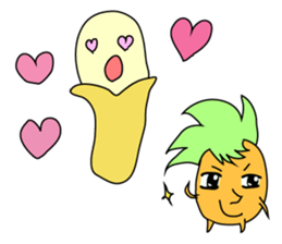 Unique Banana English ver sticker #12616888