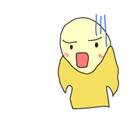 Unique Banana English ver sticker #12616890