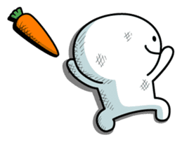 Smile Person "Carrot" sticker #12617048