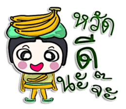 Hi! my name is Banana man.^__^ sticker #12617374