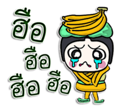 Hi! my name is Banana man.^__^ sticker #12617390