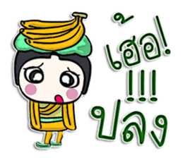 Hi! my name is Banana man.^__^ sticker #12617394