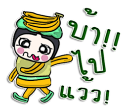 Hi! my name is Banana man.^__^ sticker #12617401