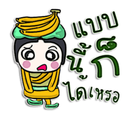 Hi! my name is Banana man.^__^ sticker #12617404