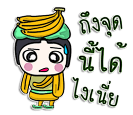 Hi! my name is Banana man.^__^ sticker #12617411