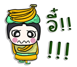 Hi! my name is Banana man.^__^ sticker #12617412