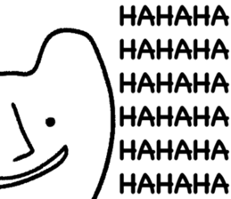 White cat (STANDARD VERSION) sticker #12617776