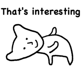 White cat (STANDARD VERSION) sticker #12617777