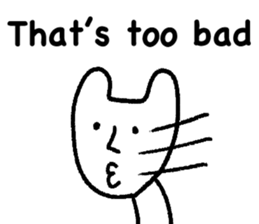 White cat (STANDARD VERSION) sticker #12617783
