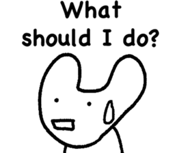 White cat (STANDARD VERSION) sticker #12617801