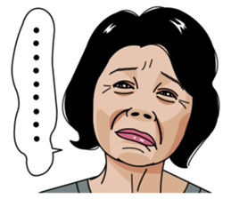 Mature woman 4 sticker #12618263