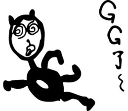 Hello! Naughty Monkey sticker #12618452