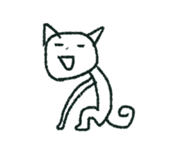 Nekochan (Rakugaki) sticker #12618612