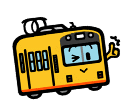 Deformed the Kansai train. NO.5 sticker #12618793