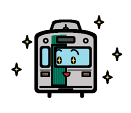 Deformed the Kansai train. NO.5 sticker #12618803