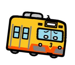 Deformed the Kansai train. NO.5 sticker #12618809