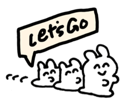 sweet rabbits. sticker #12618829