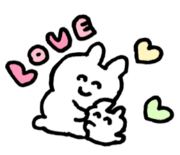 sweet rabbits. sticker #12618831
