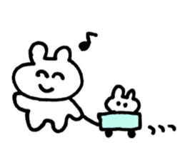 sweet rabbits. sticker #12618839