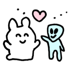 sweet rabbits. sticker #12618845