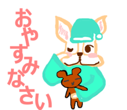 Rabbit and French Bull-Dog sticker #12619282