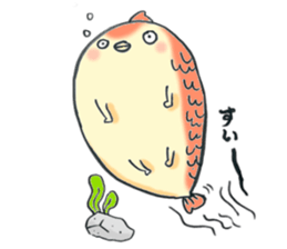 a lovely fish sticker #12620064