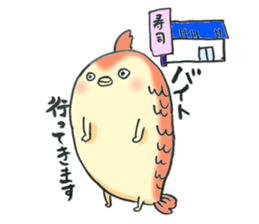 a lovely fish sticker #12620088