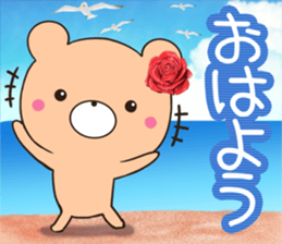 rose bear 3 sticker #12620414