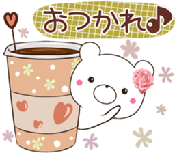 rose bear 3 sticker #12620420