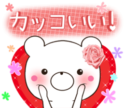 rose bear 3 sticker #12620423