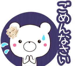 rose bear 3 sticker #12620439
