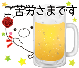 rose bear 3 sticker #12620440