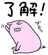 Wild boar and pig. sticker #12620494