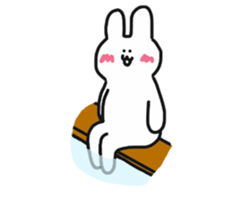 Rabbit live in Sagae sticker #12620859