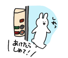 Rabbit live in Sagae sticker #12620867