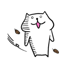 White dog Ponta 2 sticker #12620914