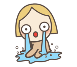 cute face pinky today is happy day sticker #12620938