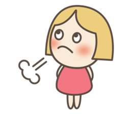 cute face pinky today is happy day sticker #12620952