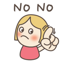 cute face pinky today is happy day sticker #12620954