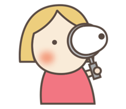 cute face pinky today is happy day sticker #12620964